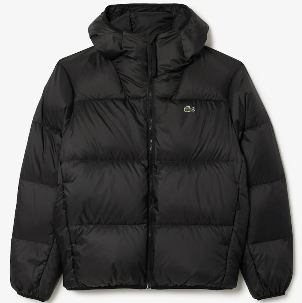 Lacoste Men's Black Puffer Jacket (Small)